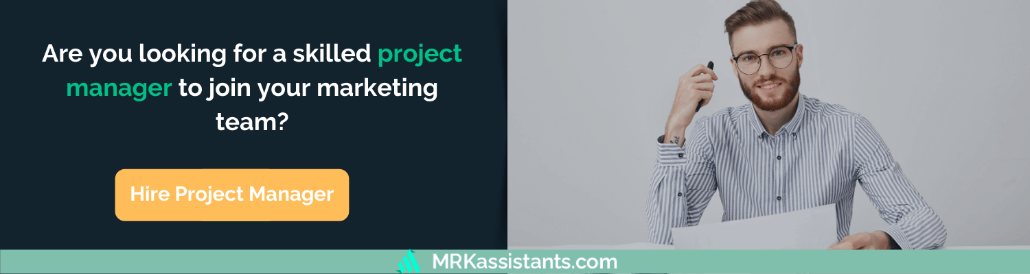 hire marketing project manager